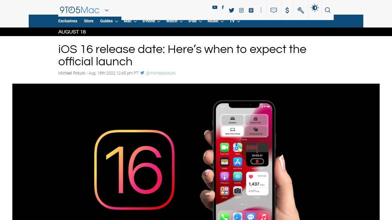 iOS 16 release date: When does iOS 16 come out? - 9to5Mac